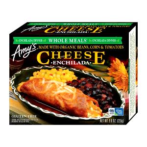 1 serving (4.5 oz) Organic Cheese Enchiladas