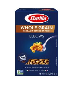 1 serving (4.5 oz) Whole Wheat Grain Elbow Macaroni