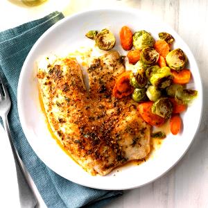 1 serving (457 g) Seasoned Tilapia