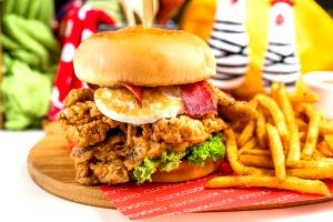 1 serving (459 g) Clucks & Fries