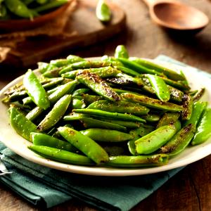 1 serving (5 oz) Gluten Free Garlic Snap Peas (Small)