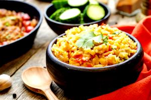 1 serving (5 oz) Vegetable Rice Pilaf