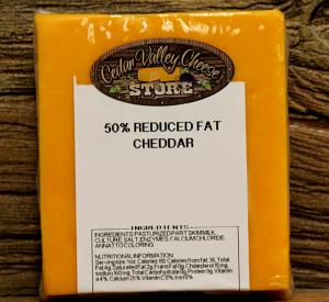 1 Serving 50% Reduced Fat Jalapeno Cheddar Cheese