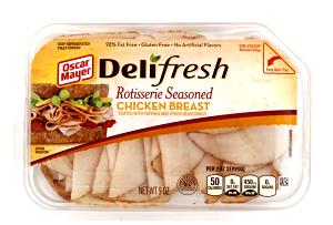 1 serving (51 g) Rotisserie Style Shaved Chicken Breast Cold Cuts
