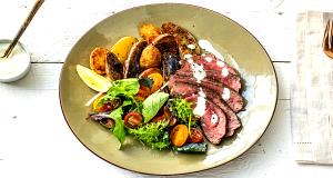 1 serving (528 g) Steakhouse-Style New York Strip