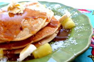 1 serving (538.5 g) Hawaiian Pancakes