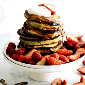 1 serving (5.4 oz) Matcha Cherry Pancake (1200)