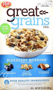 1 serving (55 g) Selects Blueberry Morning Cereal