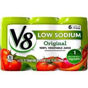 1 serving (5.5 oz) Low Sodium Original 100% Vegetable Juice (5.5 oz)