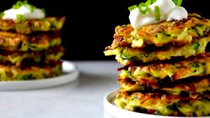 1 serving (5.9 oz) Zucchini Fritters (1500)