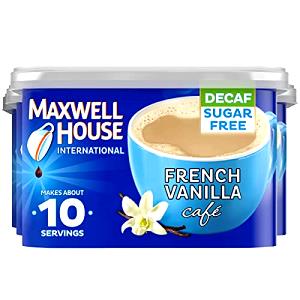 1 serving (6 g) International French Vanilla Cafe Sugar Free Decaffeinated Coffee Drink Mix