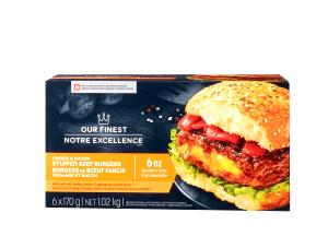 1 serving (6 oz) Bacon Cheddar Burger