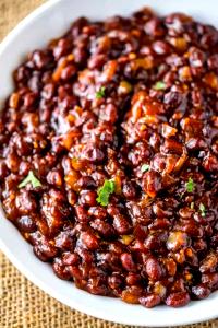 1 serving (6 oz) BBQ Black Beans
