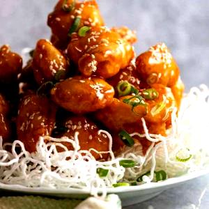 1 serving (6 oz) Crispy Honey Chicken (Dinner)
