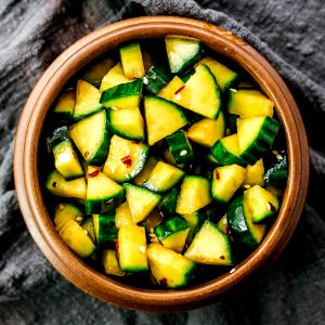 1 serving (6 oz) Gluten Free Shanghai Cucumbers (Small)