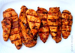 1 serving (6 oz) Grilled Asian Chicken