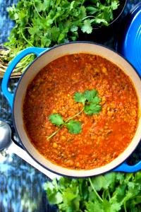 1 serving (6 oz) Moroccan Lentil Soup (6 oz)