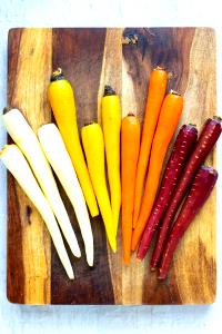 1 serving (6 oz) Rainbow Carrots & Golden Beets