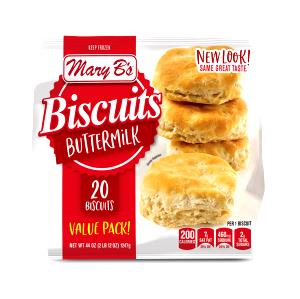 1 serving (62 g) Fresh Bake Butter Taste Biscuits