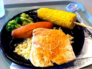 1 serving (628 g) Wild Alaskan Salmon Dinner