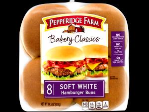 1 serving (64 g) Hamburger Bun