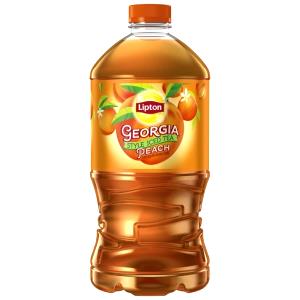 1 serving (64 oz) Lipton Brisk Peach Tea (64 oz)