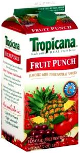 1 serving (64 oz) Tropicana Fruit Punch (64 oz)