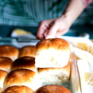 1 serving (65 g) Cooked Sweet Bun