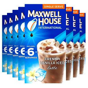 1 serving (650 ml) Iced French Vanilla Coffee (Medium)