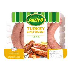 1 serving (66 g) Fully Cooked Turkey Beer Bratwurst (50% Less Fat)