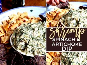 1 serving (67 g) Shrimp Spinach and Artichoke Dip