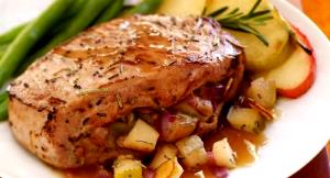 1 serving (693 g) 55 Plus Grilled Pork Chops