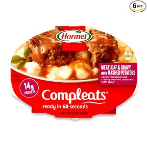 1 serving (7 oz) Meatloaf with Gravy