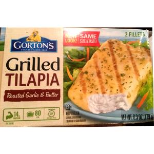 1 serving (7 oz) Roasted Garlic Tilapia