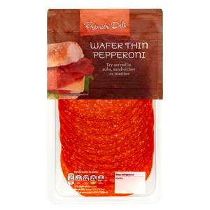 1 serving (70 g) Pepperoni & Provolone Cheese Slices