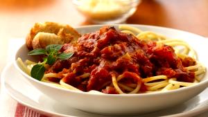 1 serving (709 g) Hearty Spaghetti with Marinara Sauce