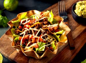 1 serving (744 g) Breaded Fish Tostada Salad