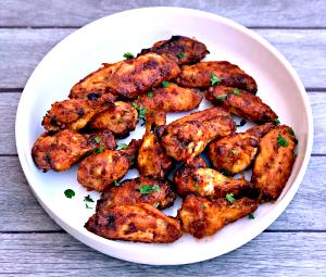 1 serving (75 g) Breaded Honey BBQ Wings