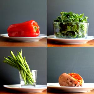 1 serving (7.7 oz) Veggies in The Raw