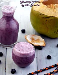 1 serving (8 oz) Blueberry Coconut Smoothie