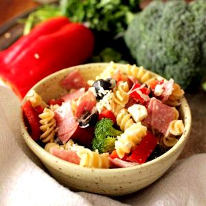 1 serving (8 oz) Broccoli Pasta Salad