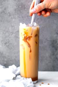 1 serving (8 oz) Caramel Iced Coffee (Short)