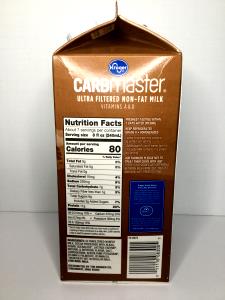 1 serving (8 oz) CARBmaster Chocolate Milk