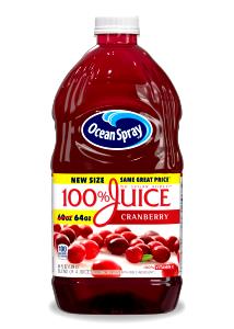1 serving (8 oz) Cranberry 100% Juice