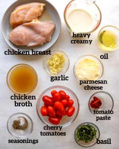 1 serving (8 oz) Cream of Tomato with Chicken & Orzo (Small)