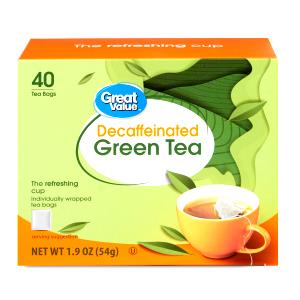 1 serving (8 oz) Decaffeinated Green Tea