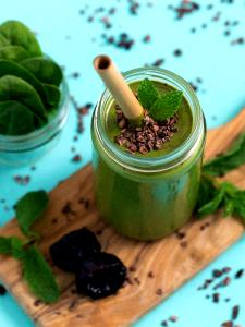 1 serving (8 oz) Mint Chip Smoothie