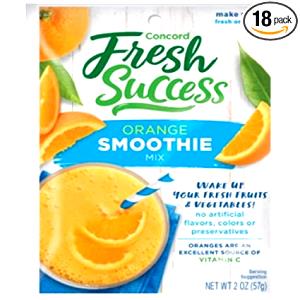 1 serving (8 oz) Orange You Healthy Smoothie Kit