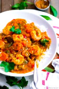 1 serving (8 oz) Seafood Etouffee
