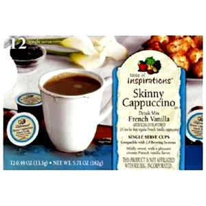 1 serving (8 oz) Skinny French Vanilla Cappuccino